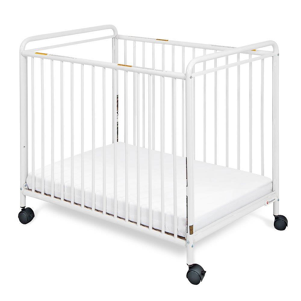 Foundations traditional steel compact crib with clear ends Babies R