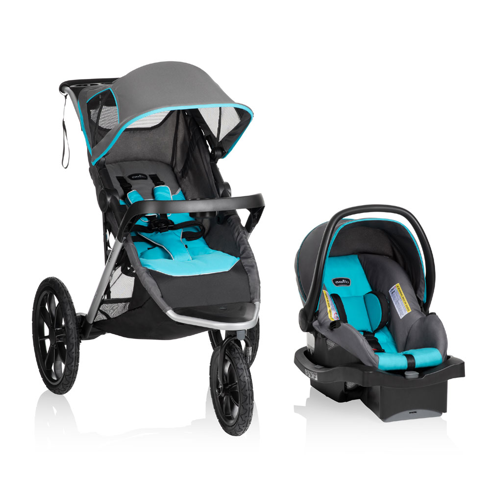 Evenflo Victory Jogging Travel System with LiteMax Infant Car Seat