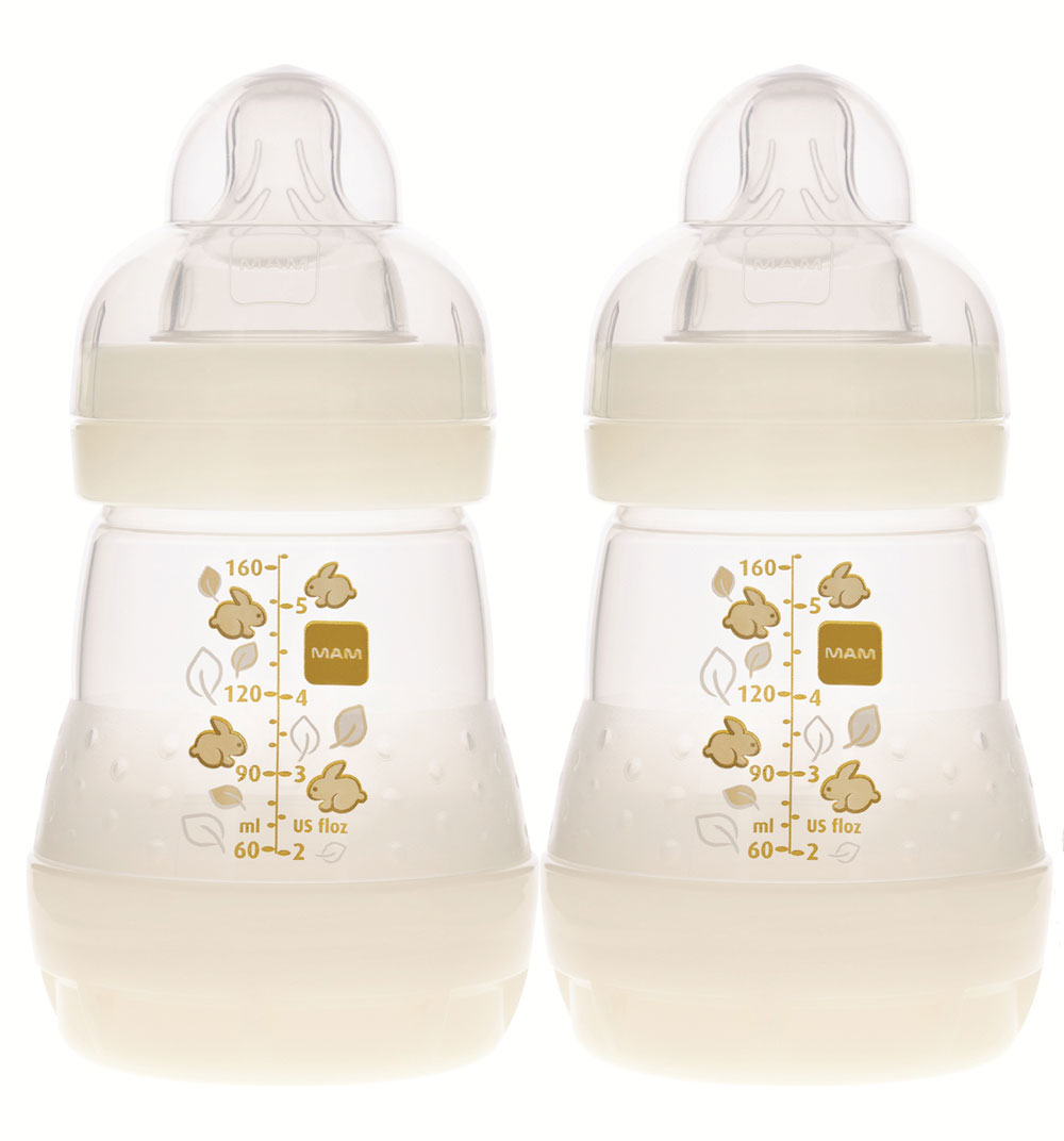 white mam bottles