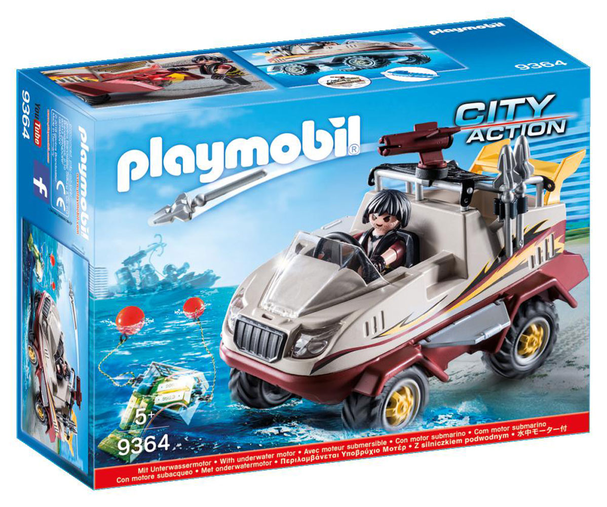 Playmobil Véhicule amphibie et bandit Toys R Us Canada
