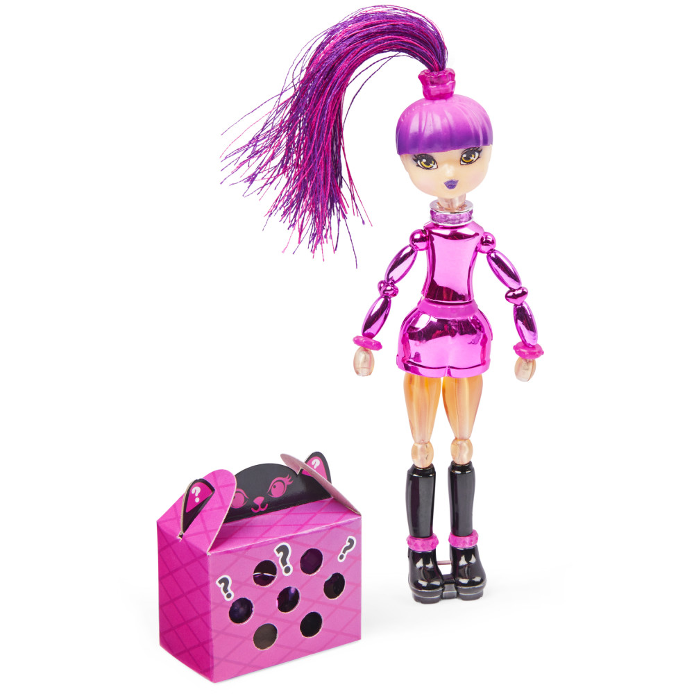 Twisty Girlz, Series 2, Jet B. Transforming Doll to Collectible