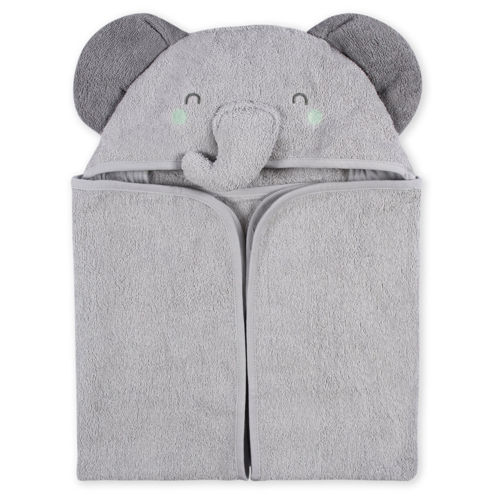 Koala Baby Grey Elephant Woven Hooded Towel Babies R Us Canada