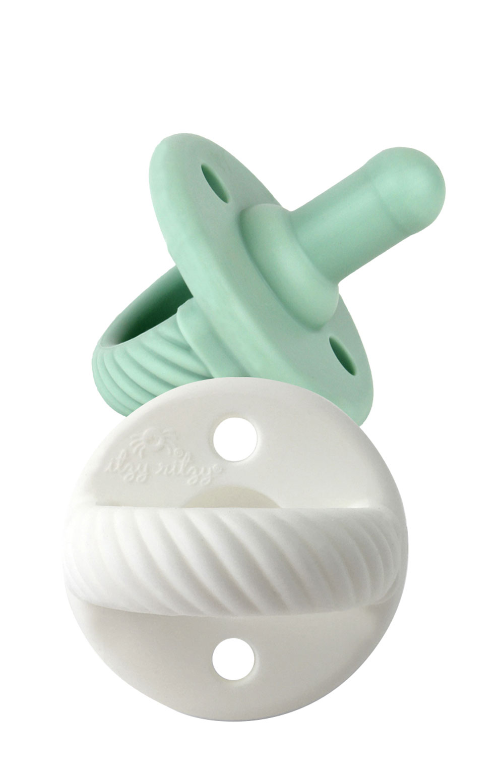 Itzy Ritzy Sweetie Soother Silicone Pacifier Cable White/Green