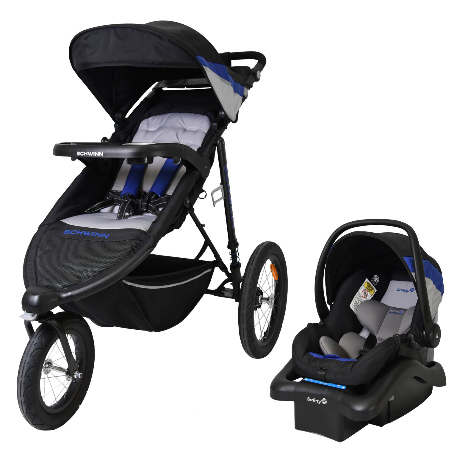 schwinn circuit jogger travel system with anti microbial fabric