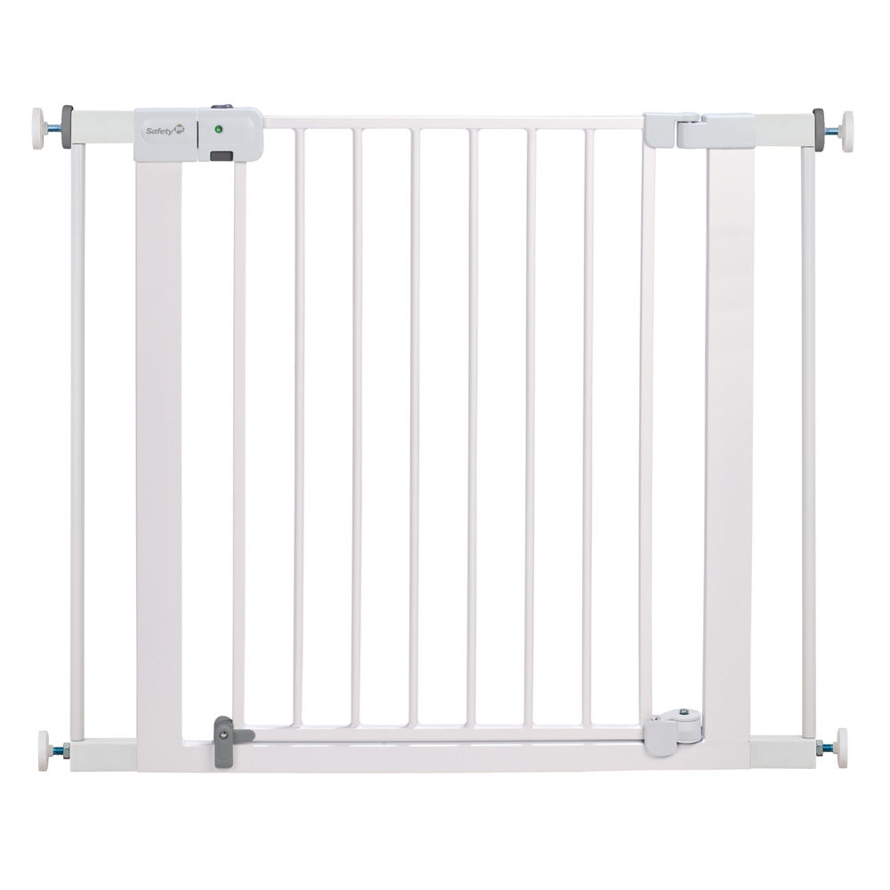 Barrière de Sécurité Bébé Extensible 75-81cm à Fermeture Automatique  Barrière d'Escalier à Fixation par Pression Sans Percage Ouverture à une  Main Noir - Costway