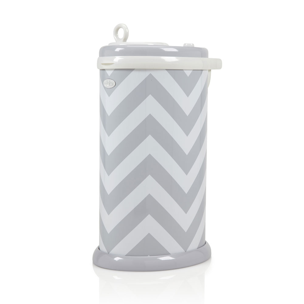 Ubbi Diaper Pail Grey Chevron Babies R Us Canada