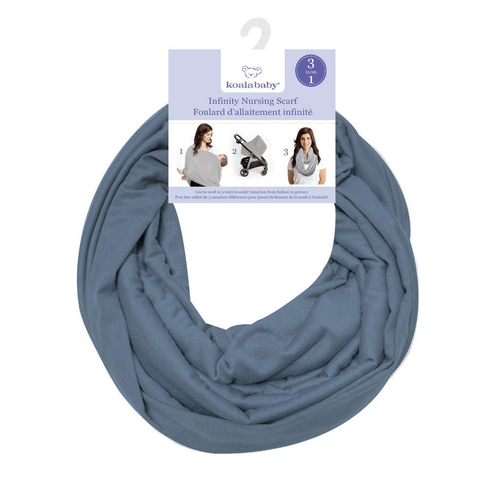 3In1 Nursing Scarf Denim Blue Babies R Us Canada