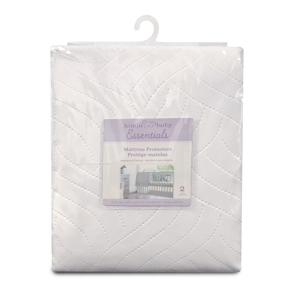 Koala Baby Waterproof Mattress Protector 2 Pk White Babies R Us Canada