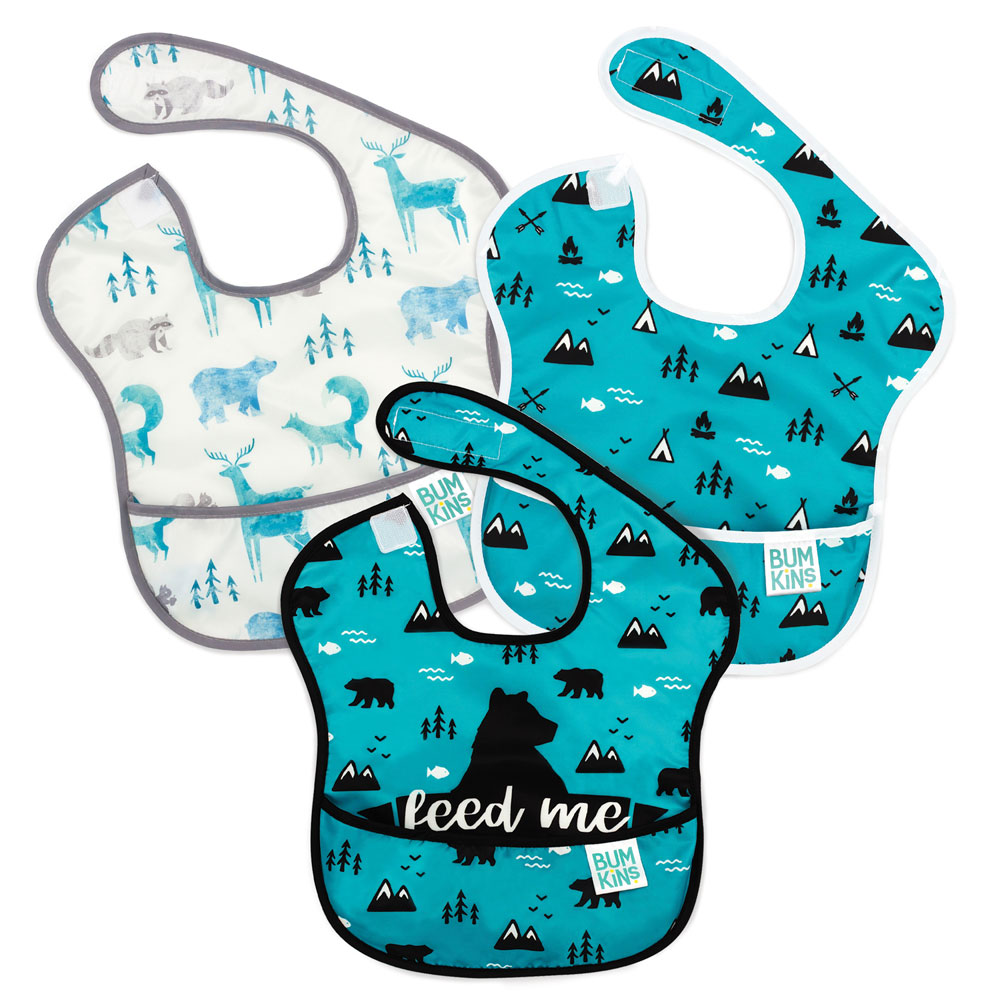 Bumkins - SuperBib 3 Pack - outdoor