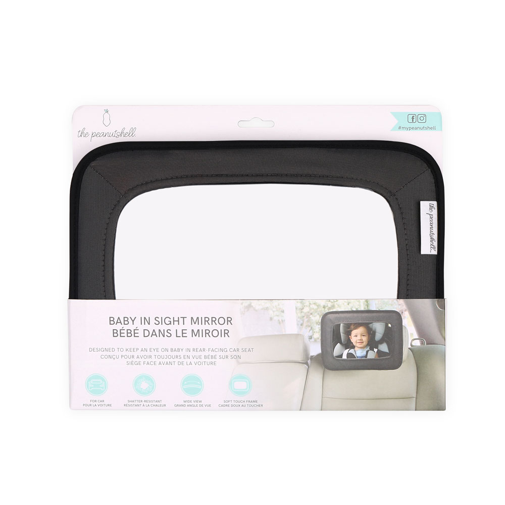 The Peanutshell Back Seat Mirror