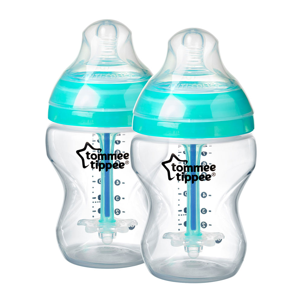 2 Count 0M+ Tommee Tippee Advanced Anti-Colic Variable Flow Teats 