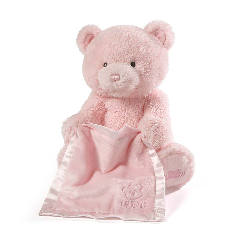 GUND Baby 6049938 My First Teddy Peek a Boo Pink Soft Plush Toy for sale online 